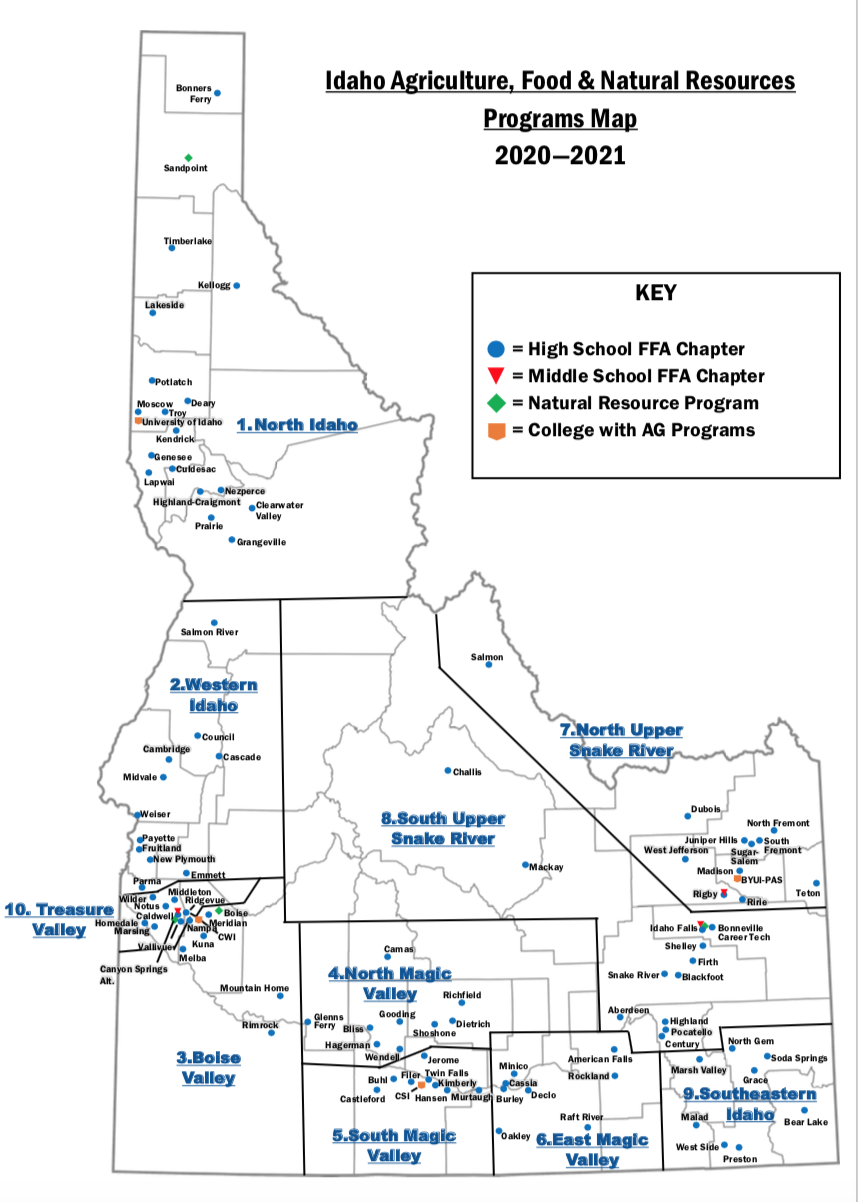 Districts — Idaho FFA Association