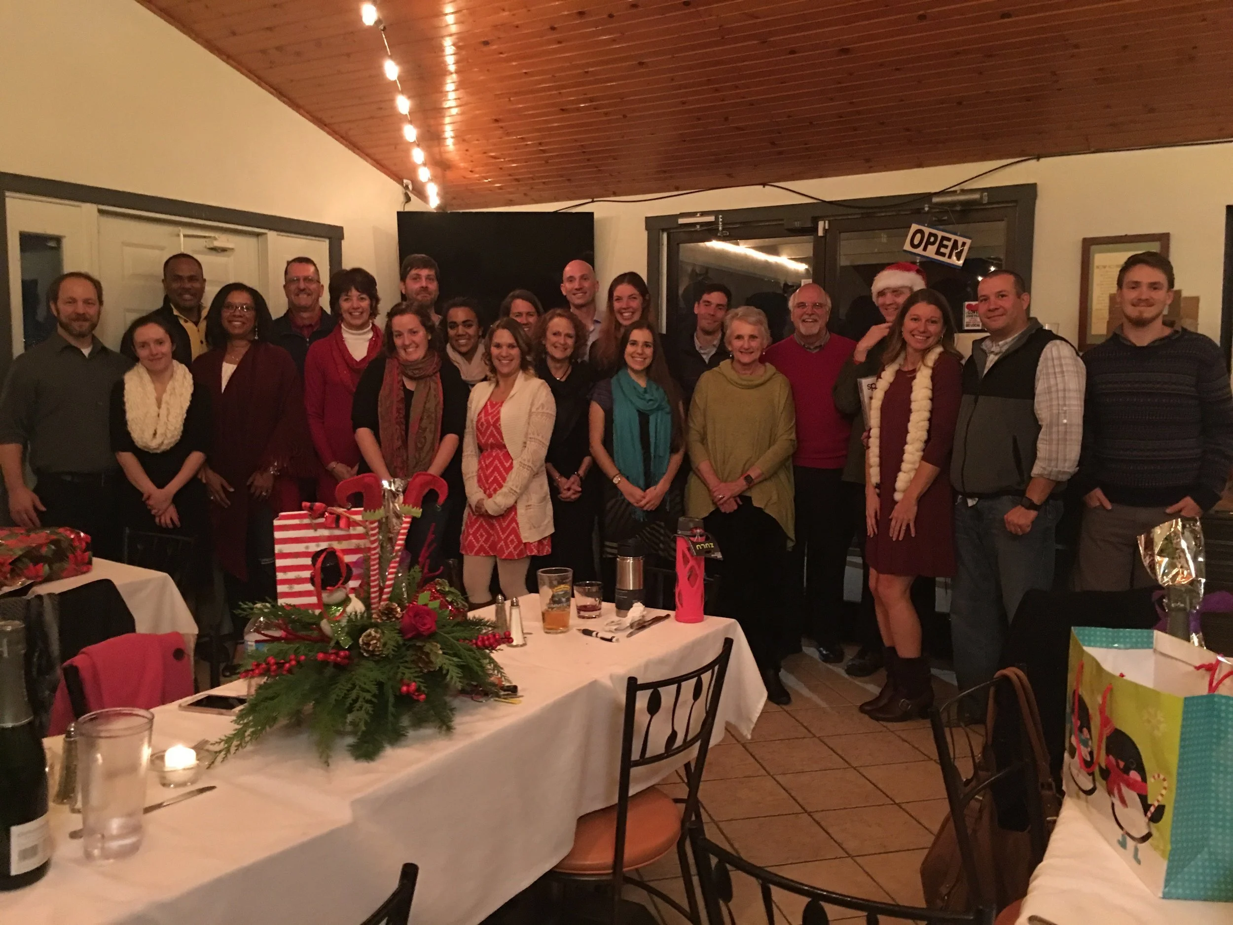 The SimplyHome family gathers for our annual holiday party