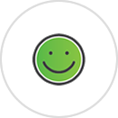 Caregiver Respite Icon with Smiley Face in Green.png