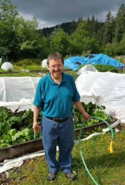  Jim is the most recent REACH client to acquire a  Simply Home system. He owns his own condo and made the  local paper  for his success of being a homeowner. He also assists with the REACH Community Garden. 