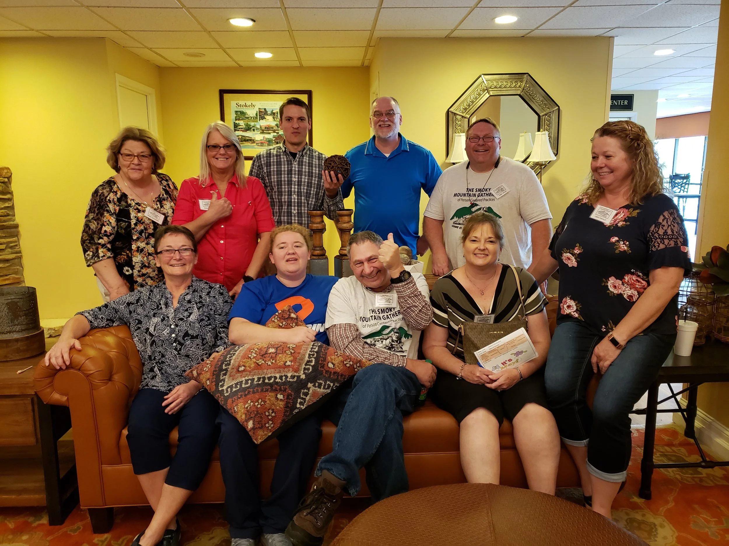 In April we got to connect with some of the team at Core Services of Northeast Tennessee , including Executive Director Susan Arwood (front row, left) and Tech Champion Nick Filarelli (back row, third from left). What a wonderful group of people! We look forward to seeing them at future TN DIDD events.