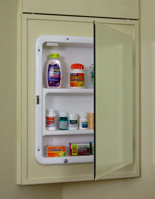  A medicine cabinet can be equipped with a door sensor to let you know if it has been accessed. 