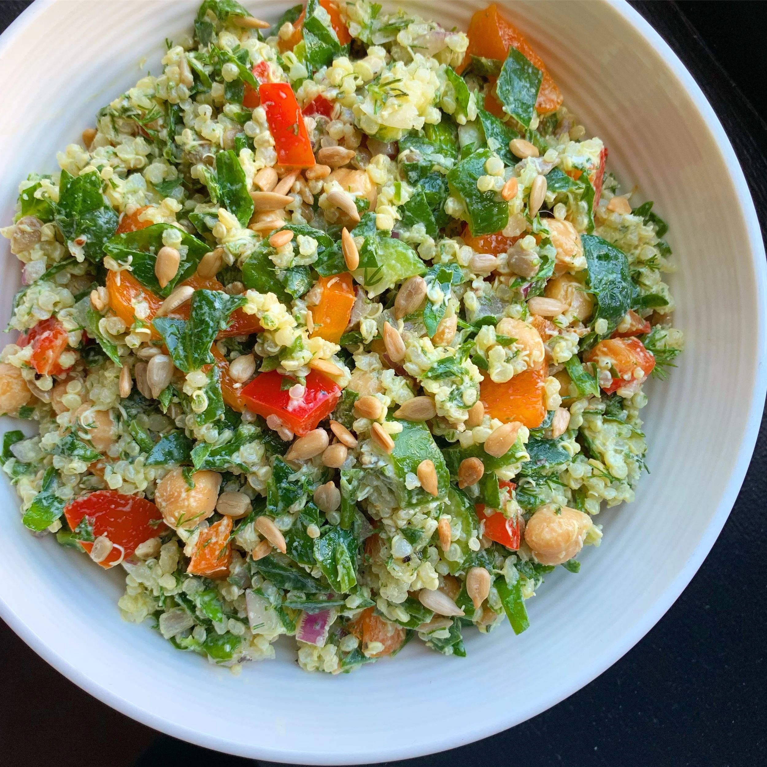 Favorite Quinoa Salad With Lemon Goat Cheese And Dill Prevention Pantry Nutrition