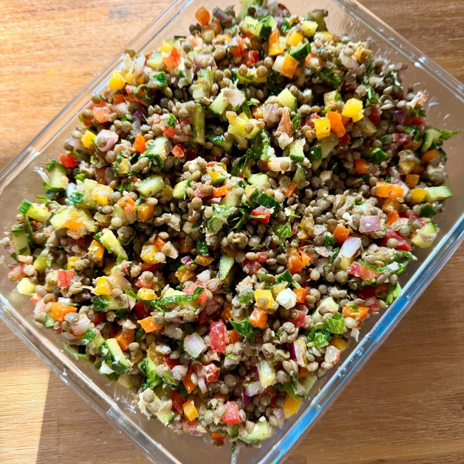 Mediterranean Lentil Salad