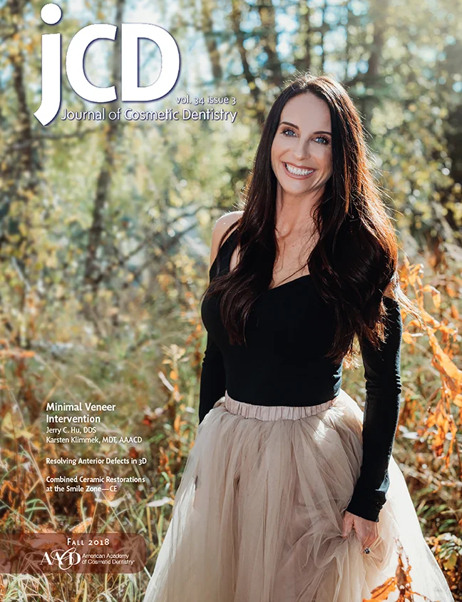 What an honor and unique holiday gift for our team! Having one of our cases featured on the cover of the JCD by the American Academy of Cosmetic Dentistry. Congratulations to Dr. Jerry C. Hu on the exceptional anterior cosmetic case for patient Laura Garcia, and MicroDental Laboratories’ Karsten Klimmek for the beautiful Macstudio restorations. The magazine also includes an article that details the restorative process of the case.