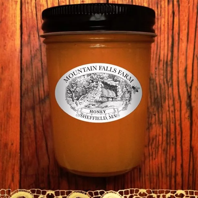 Label Project: Honey jar label for organic farm in Sheffield, MA
