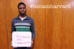 A photo campaign featuring the voices and faces of Black students at Harvard College (2014).