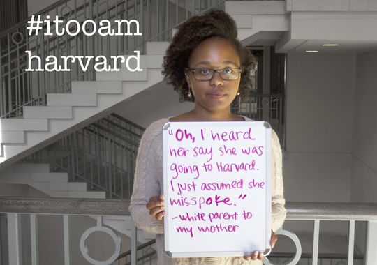 A photo campaign highlighting the faces and voices of Black students at Harvard College (2014).