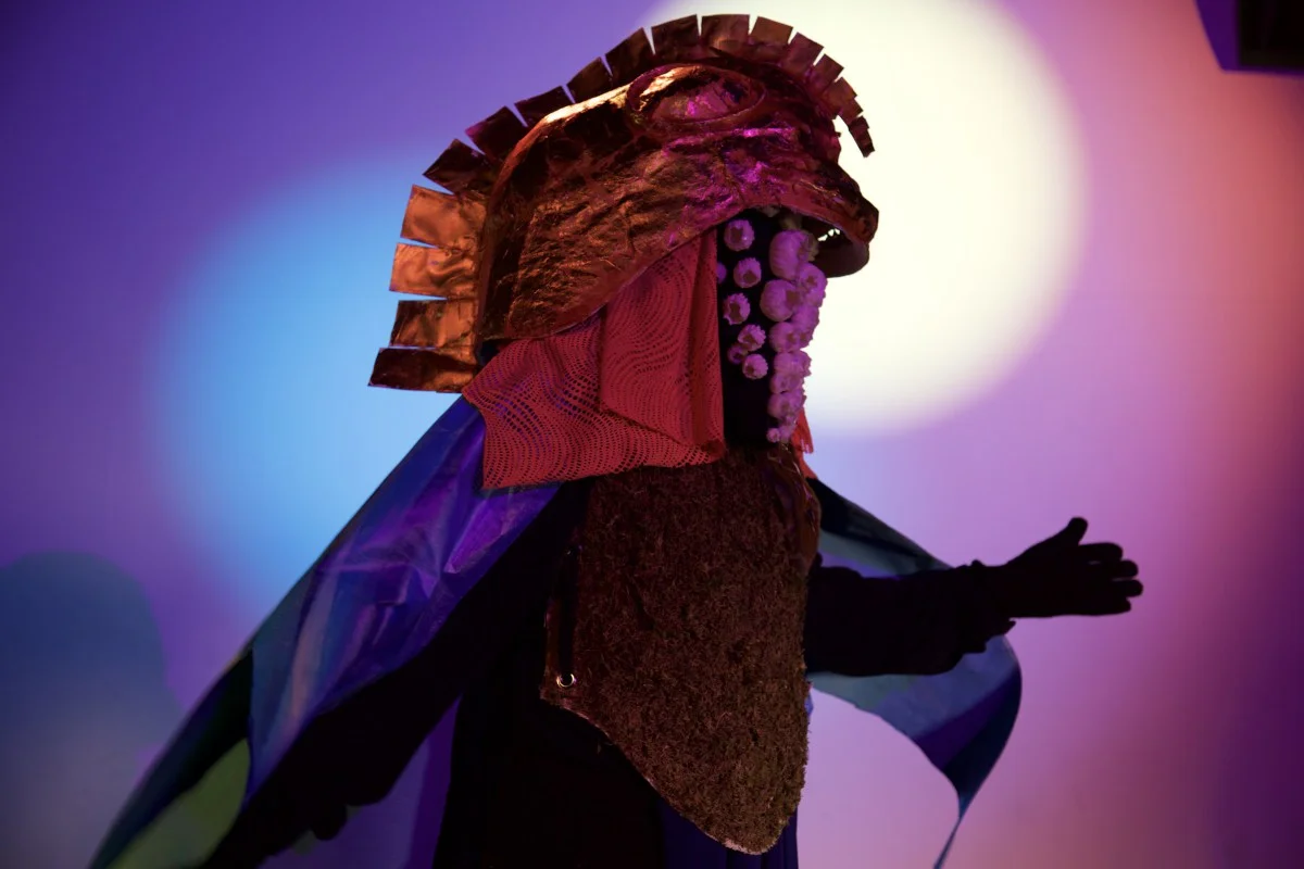 D. Denenge Duyst-Akpem and Senongo Akpem, “Shipwrecked Sailor” from Pixel Fable, 2014–present. Image courtesy of artist.