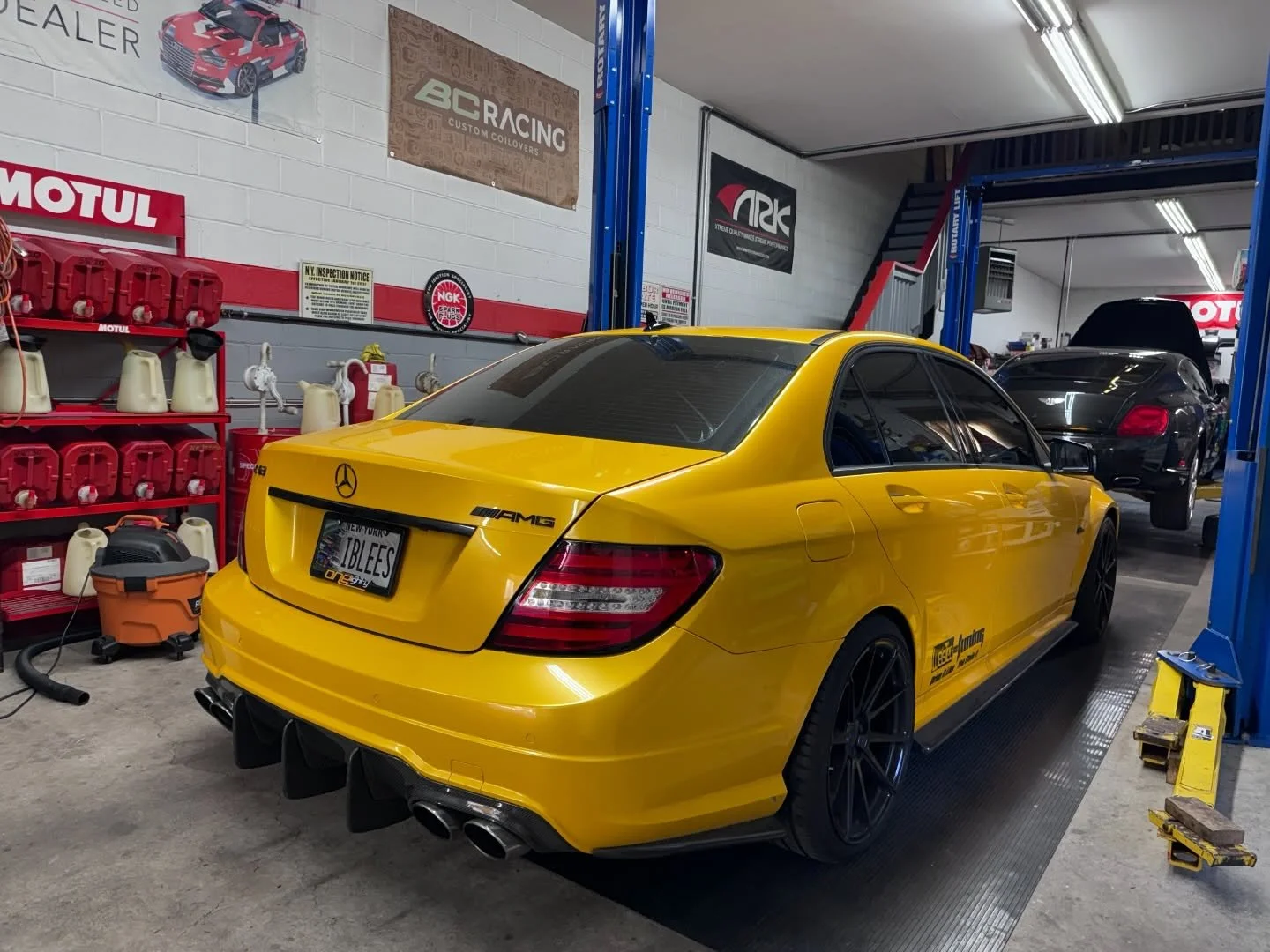 If you see a flash of yellow and hear thunder… don’t worry, it’s not the weather it’s this C63. ⚡️⚡️🏁🏁Expert care for one of Mercedes’ finest performance machines
📞 call to schedule your next service 
+1 (718) 513-