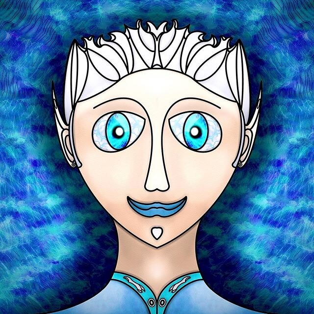 Lt. Wirlwind
Joins Dust in her quest to warn the dimensional planes of the incoming infernal war. 
#art #portrait #digitalart #dnd #dungeonsanddragons #face #characterart #lingdar777 #procreate #blue #sorcerer