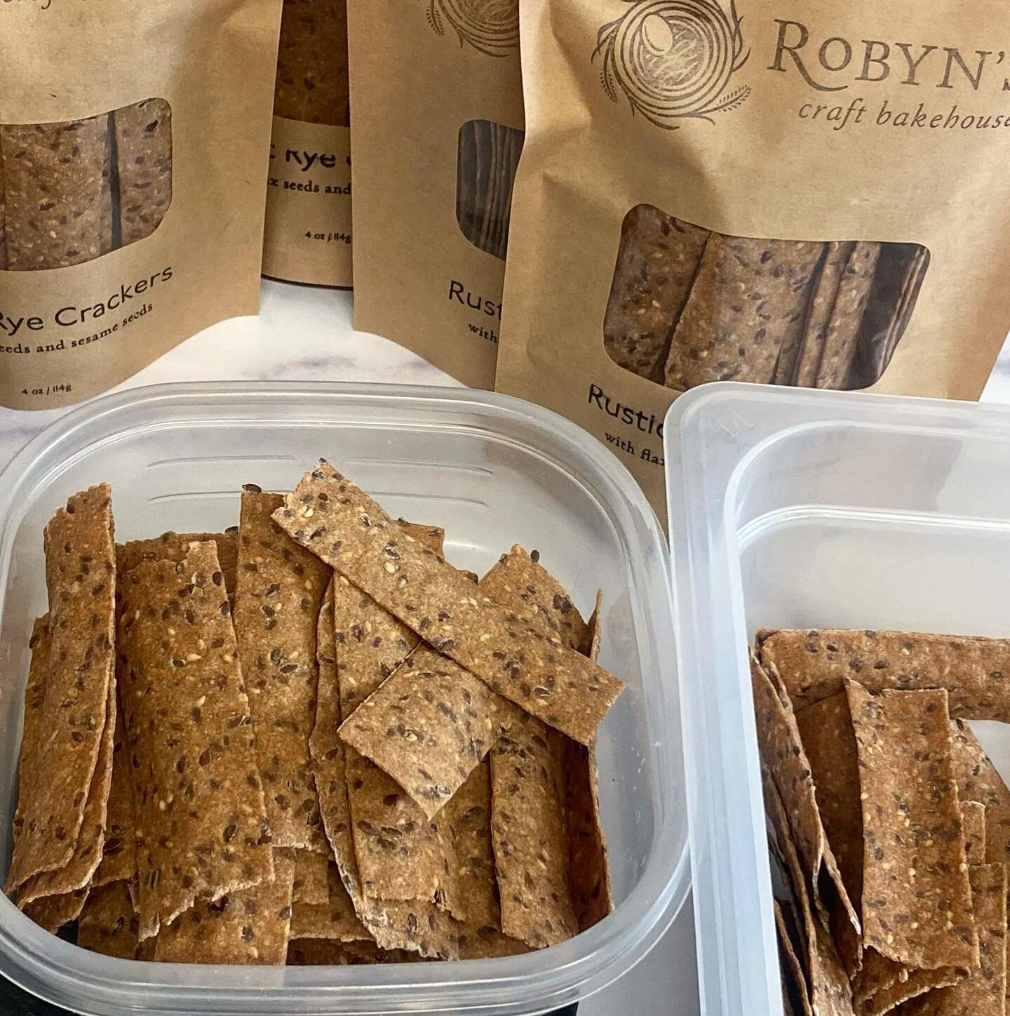 Always a new batch of crackers in the works. Come see us at the Hollywood Market tomorrow and get yours! On the bread menu: 🌾Purple Karma Barley, 🌾Einkorn Pepita, 🌾Red Fife Raisin Cardamom, and 🌾Whole Wheat Oat Porridge. At Hollywood from 9am til