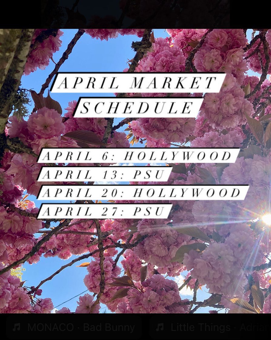 We&rsquo;re getting ready for the Hollywood Market tomorrow, the first Saturday of the regular season! The opening bell rings at 8am and while the Hollywood Market will now be every Saturday through the summer, we&rsquo;ll continue our schedule of th
