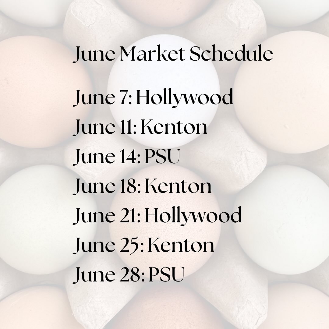 Hollywood this weekend and the Kenton market on Wednesday evenings starting next week.  Here&rsquo;s the bread menu for Saturday! 🌾Purple Karma Barley, 🌾Einkorn Pepita, 🌾Walnut Red Fife, 🌾Red Fife Raisin Cardamom, 🌾Volkornbrot (100% rye with sun