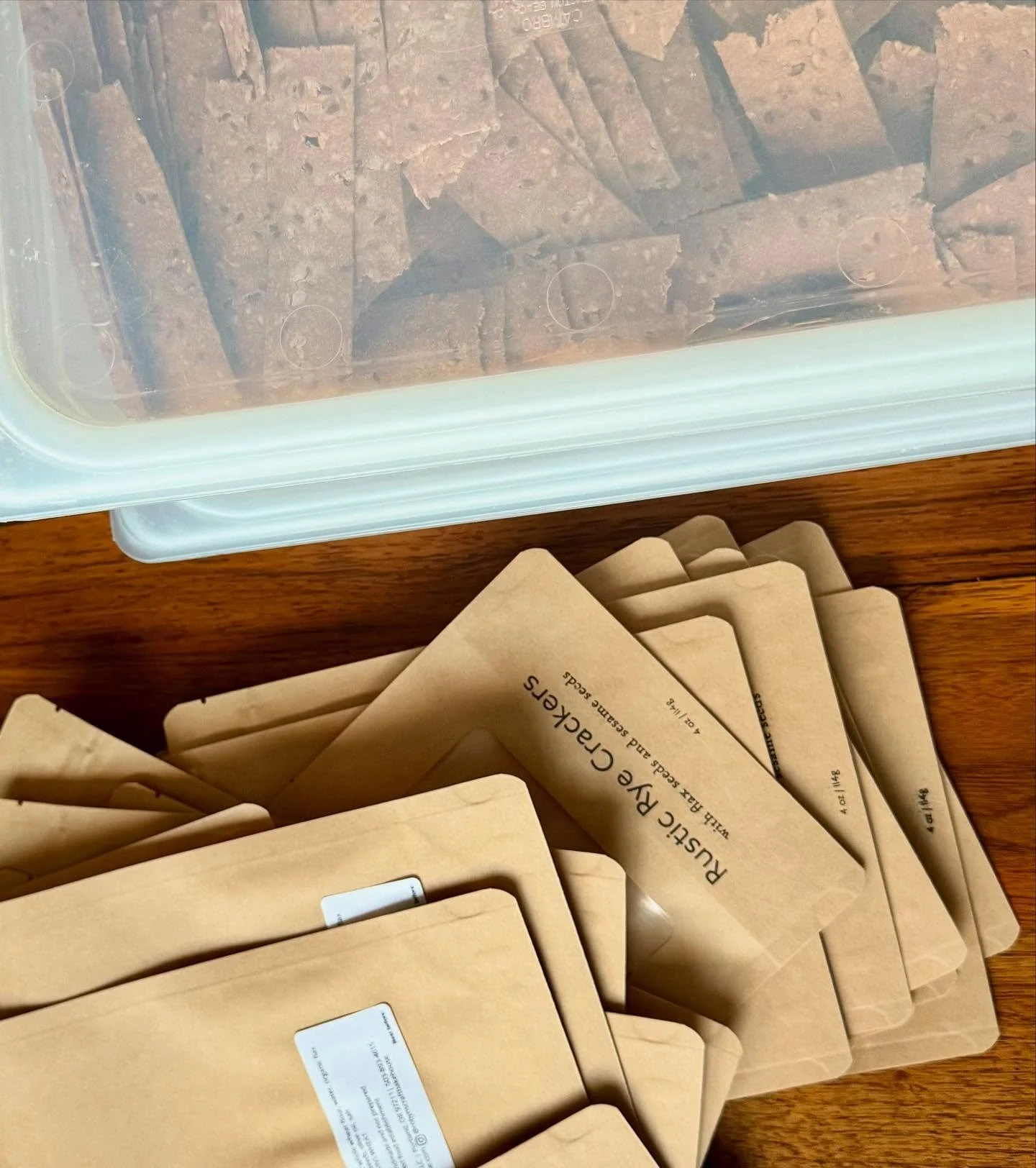 All the little behind-the-scenes steps of running a small business add up, but at least life is never boring. Tomorrow&rsquo;s market is at PSU and we have crackers, crisps, granola and of course bread. Here&rsquo;s the menu: 🌾Purple Karma Barley, ?