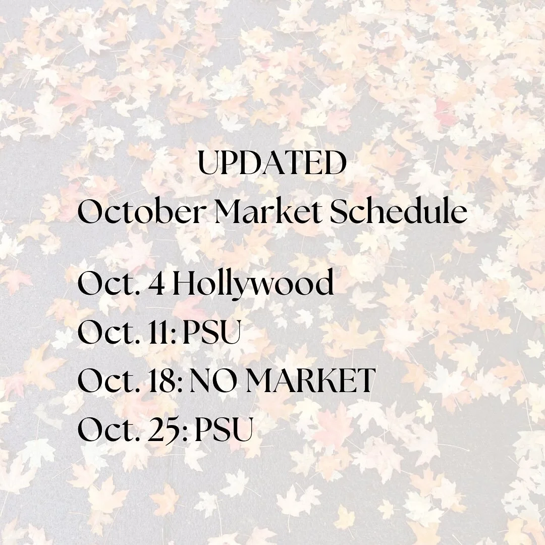 Jeff and I make every effort to avoid cancellations, but this week an unexpected change to our schedule occurred, and we are unable to attend the Hollywood Market this Saturday as previously scheduled. I will not be able to bake bread this week. I ap