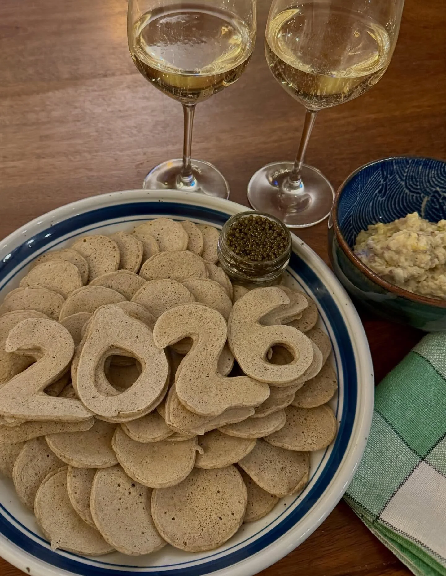 Happy New Year.  May 2026 bring us all peace, abundance, and brighter days ahead. #buckwheat #blini