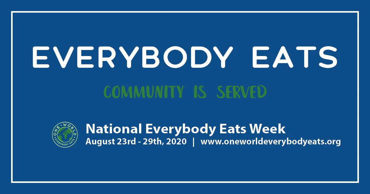 Nonprofit Restaurants Work to Build Community Through Second Annual National Everybody Eats Week (August 23rd – 29th, 2020)