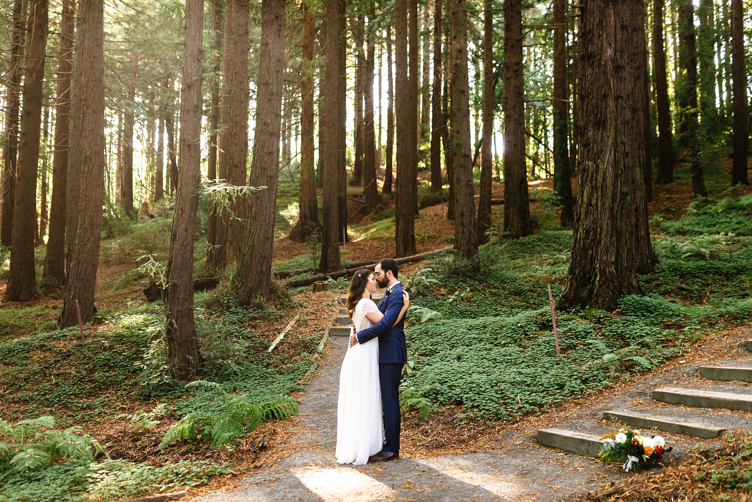 Redwoods And Botanical Garden Wedding Noah Hannah Berkeley