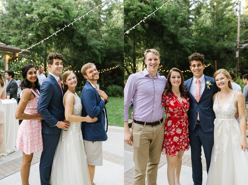 ^^ Fun story about this photo! I met Erica + Riley from photographing Karishma + Danny's wedding and then the couple on the right introduced E+R to each other!
