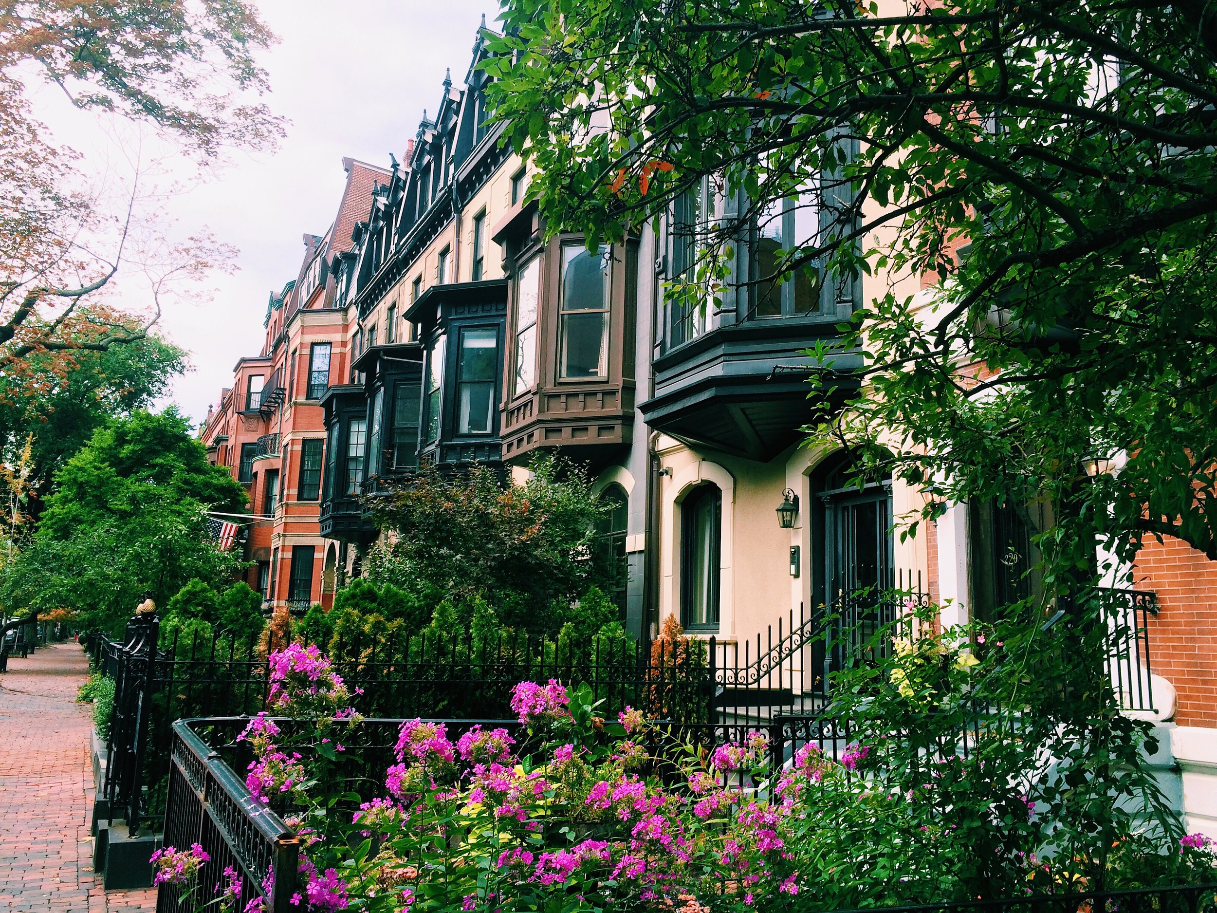 My favorite Street in Boston-Marlborough Street 