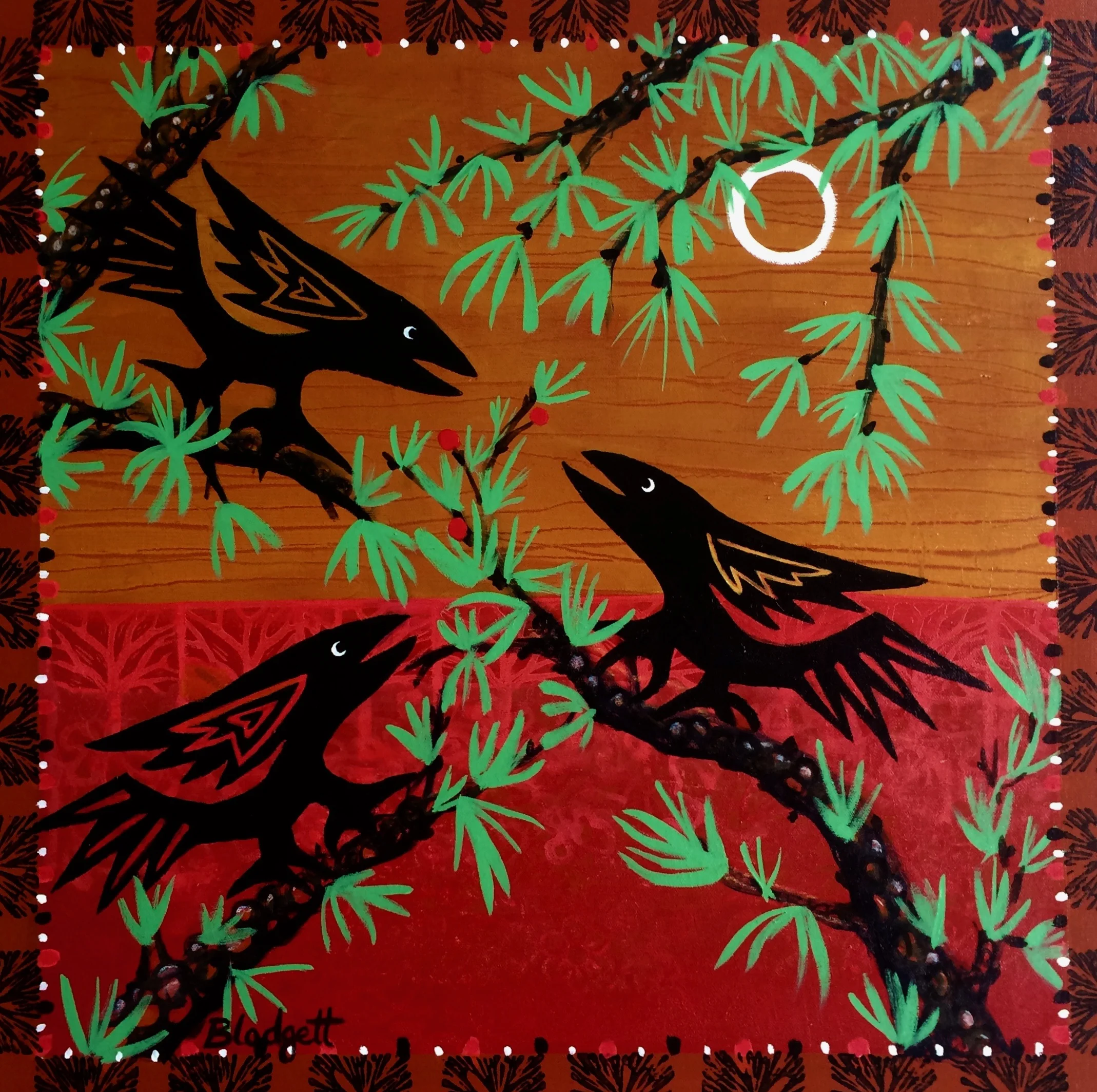 Sierra Solstice 24x24 acrylic on canvas SOLD