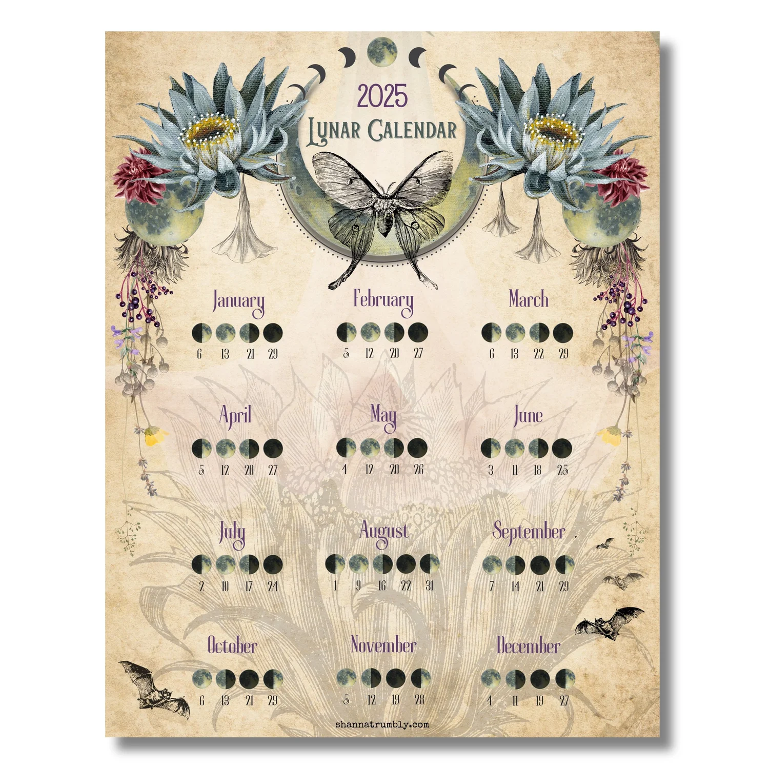 2025-lunar-calendars-11x14-shanna-trumbly