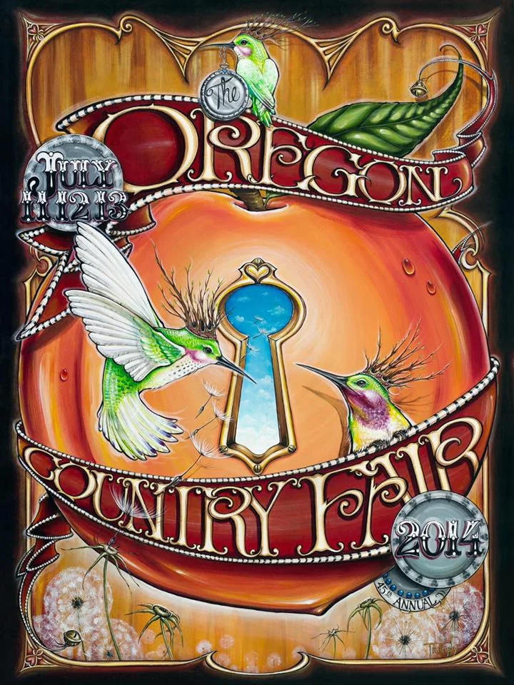Oregon Country Fair poster 2014