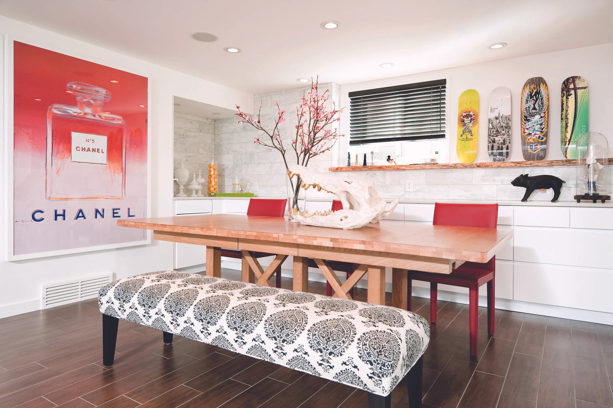 Colourful Family Home, Nyla Free Designs Inc., Calgary Interior Designer, Jaren Sych Photography