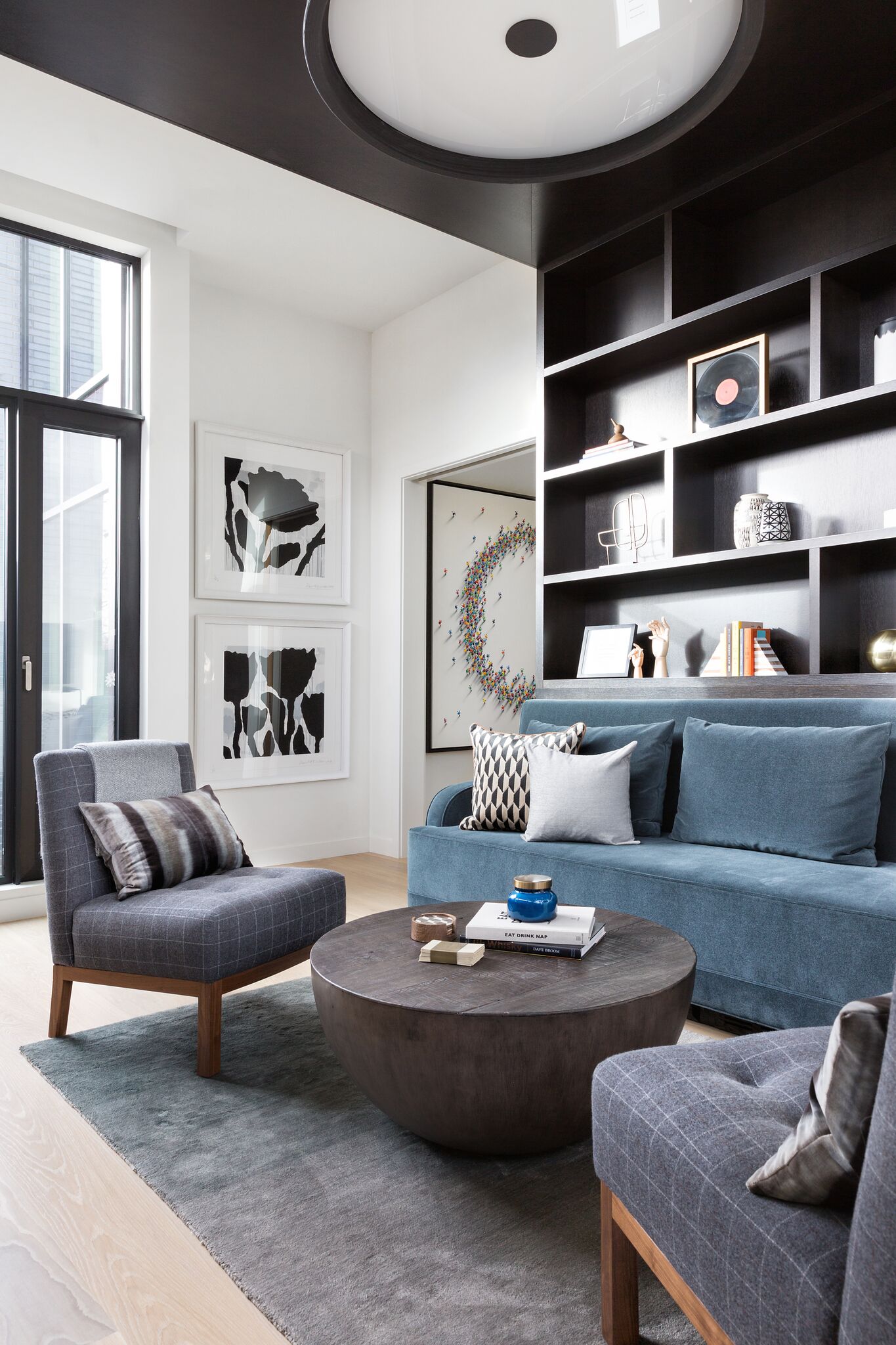 Home Office and Lounge, Elbow Park Modern, Nyla Free Designs, Calgary Interior Designer, DeJong Design Associates, Insignia Custom Homes, Phil Crozier Photography