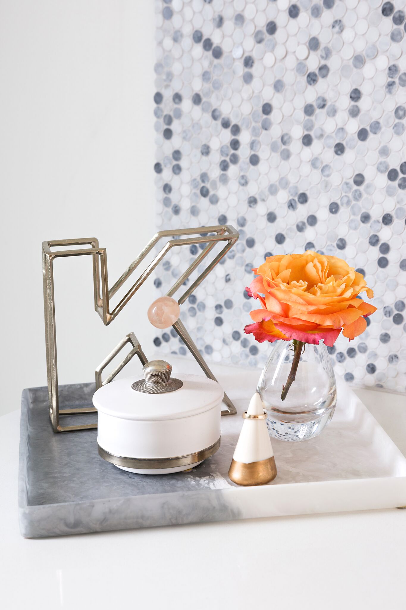 Girls Bathroom Vanity Detail, Elbow Park Modern, Nyla Free Designs, Calgary Interior Designer, DeJong Design Associates, Insignia Custom Homes, Phil Crozier Photography