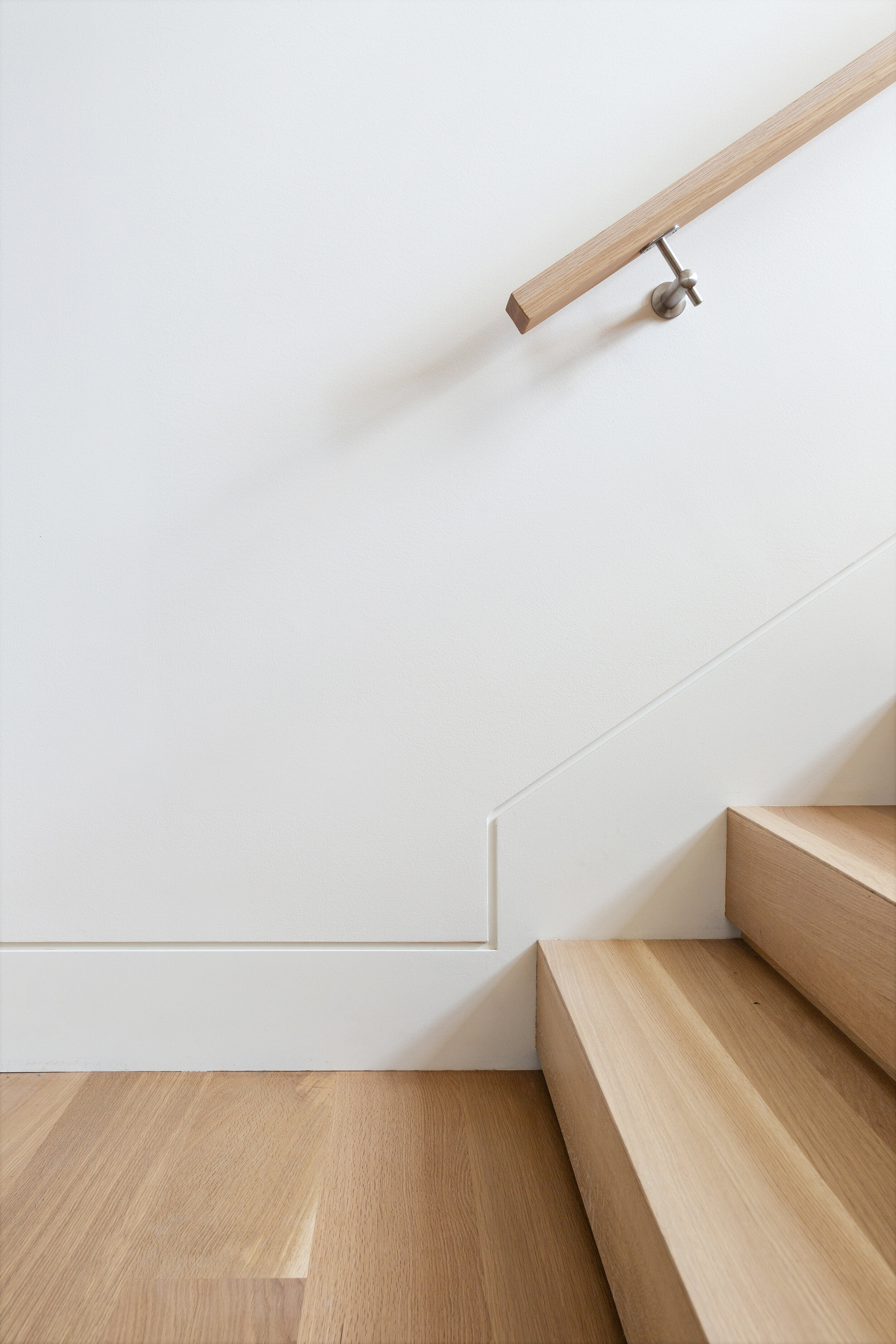 Modern Stairway Details, Mount Royal, Nyla Free Designs, Calgary Interior Designer, Davignon Martin Architecture, Stonewater Homes, Phil Crozier Photography