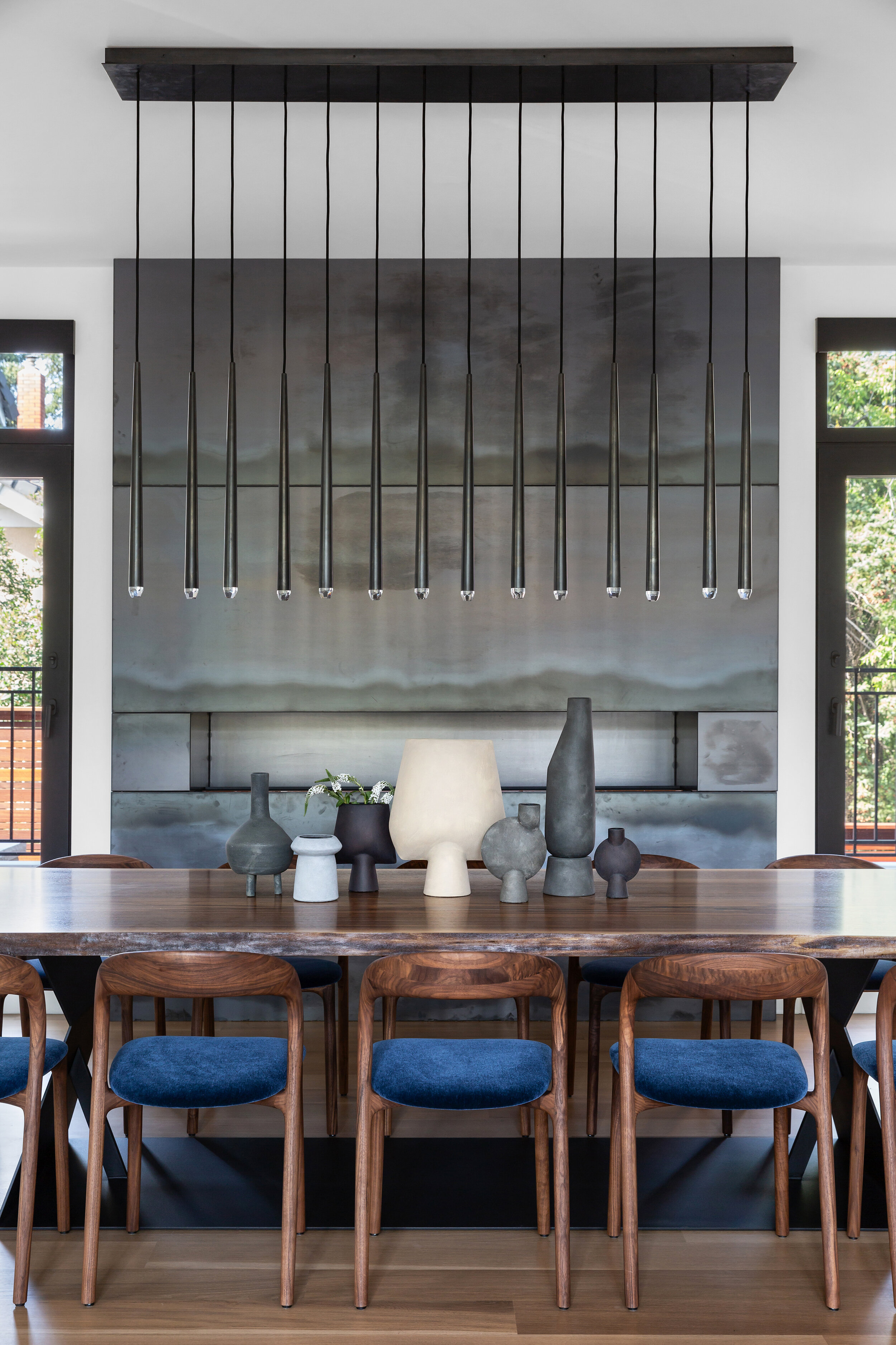 Modern Dining Room, Mount Royal, Nyla Free Designs, Calgary Interior Designer, Davignon Martin Architecture, Stonewater Homes, Phil Crozier Photography