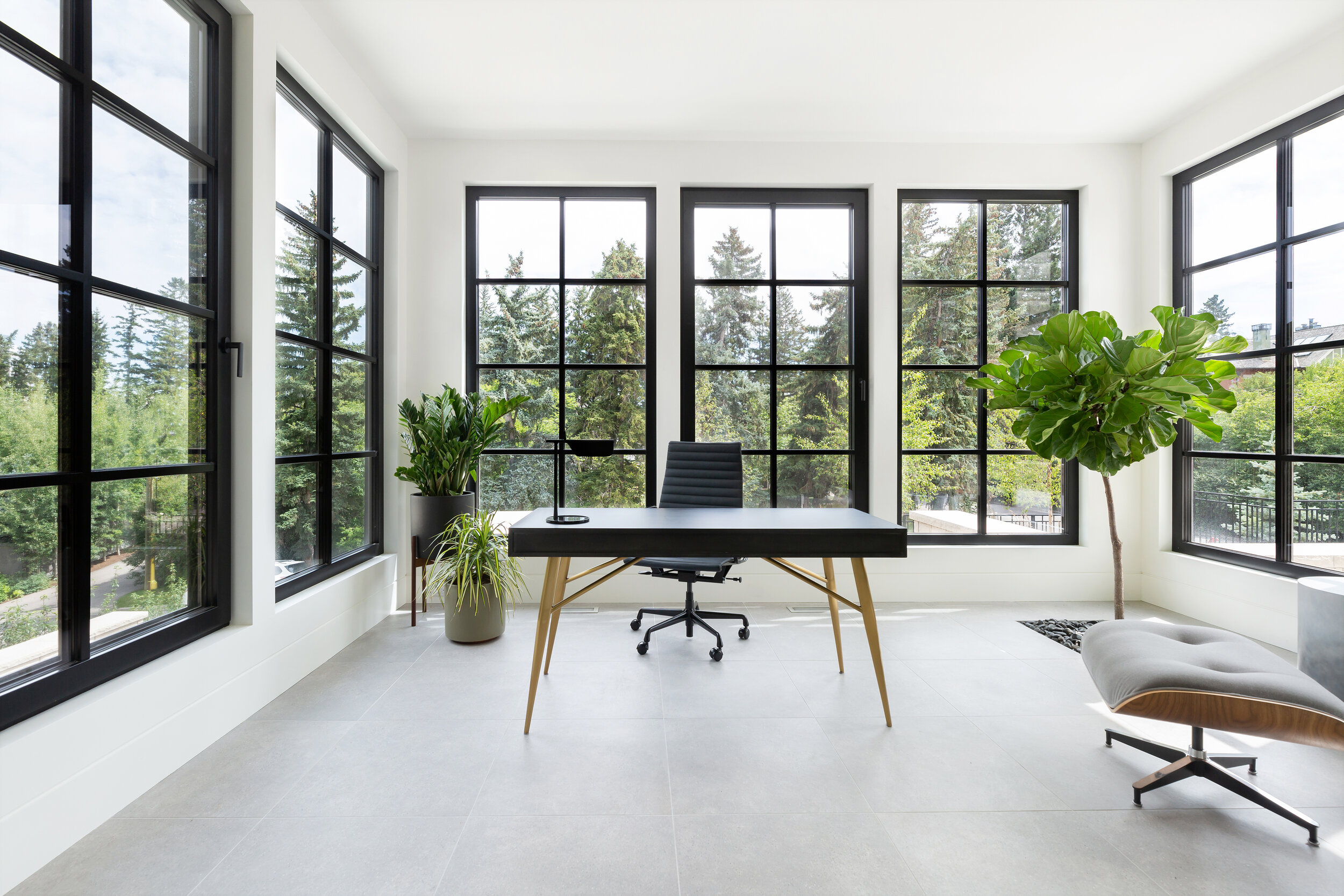 Modern Office Space, Mount Royal, Nyla Free Designs, Calgary Interior Designer, Davignon Martin Architecture, Stonewater Homes, Phil Crozier Photography