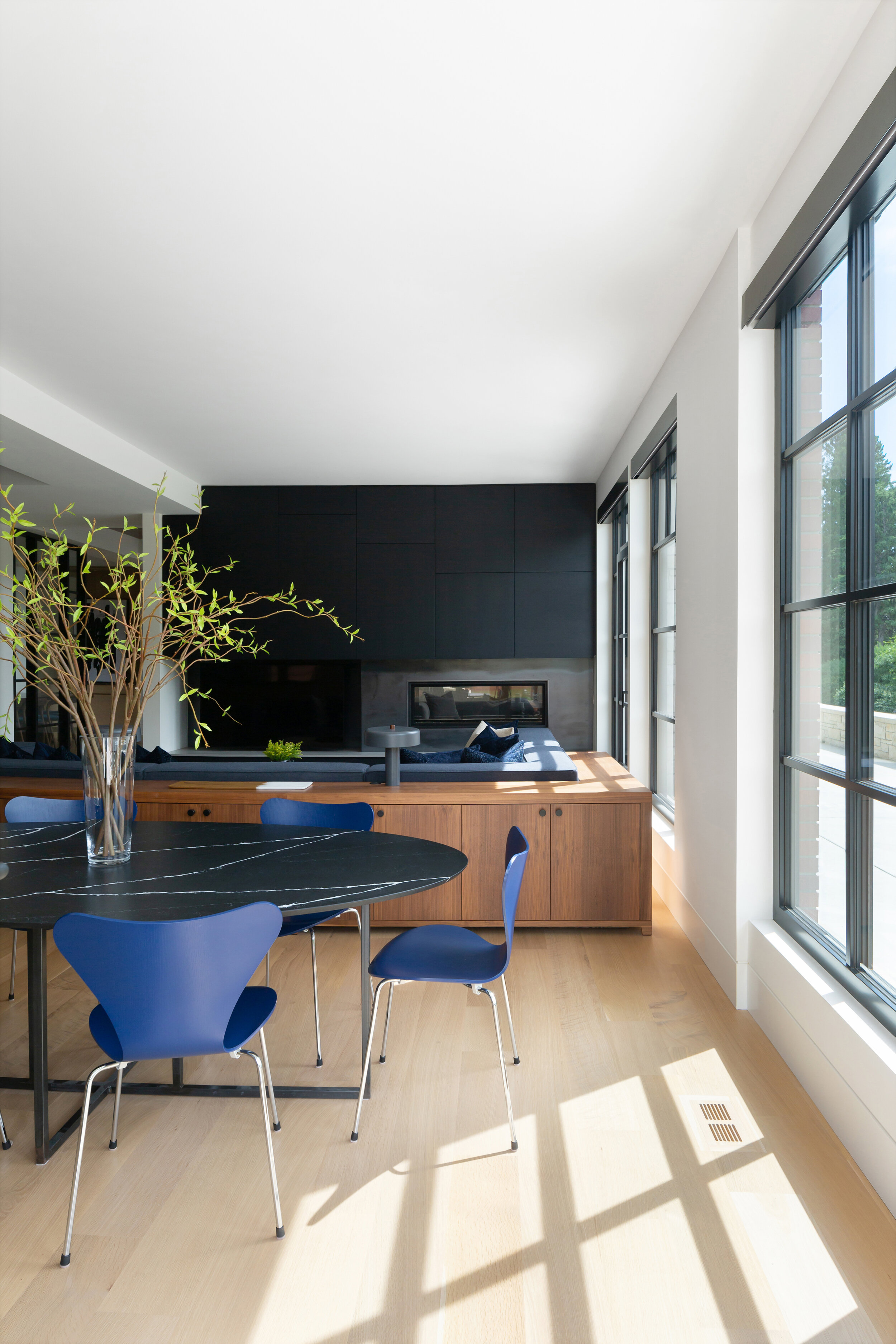 Family Room/Kitchen Nook, Mount Royal, Nyla Free Designs, Calgary Interior Designer, Davignon Martin Architecture, Stonewater Homes, Phil Crozier Photography