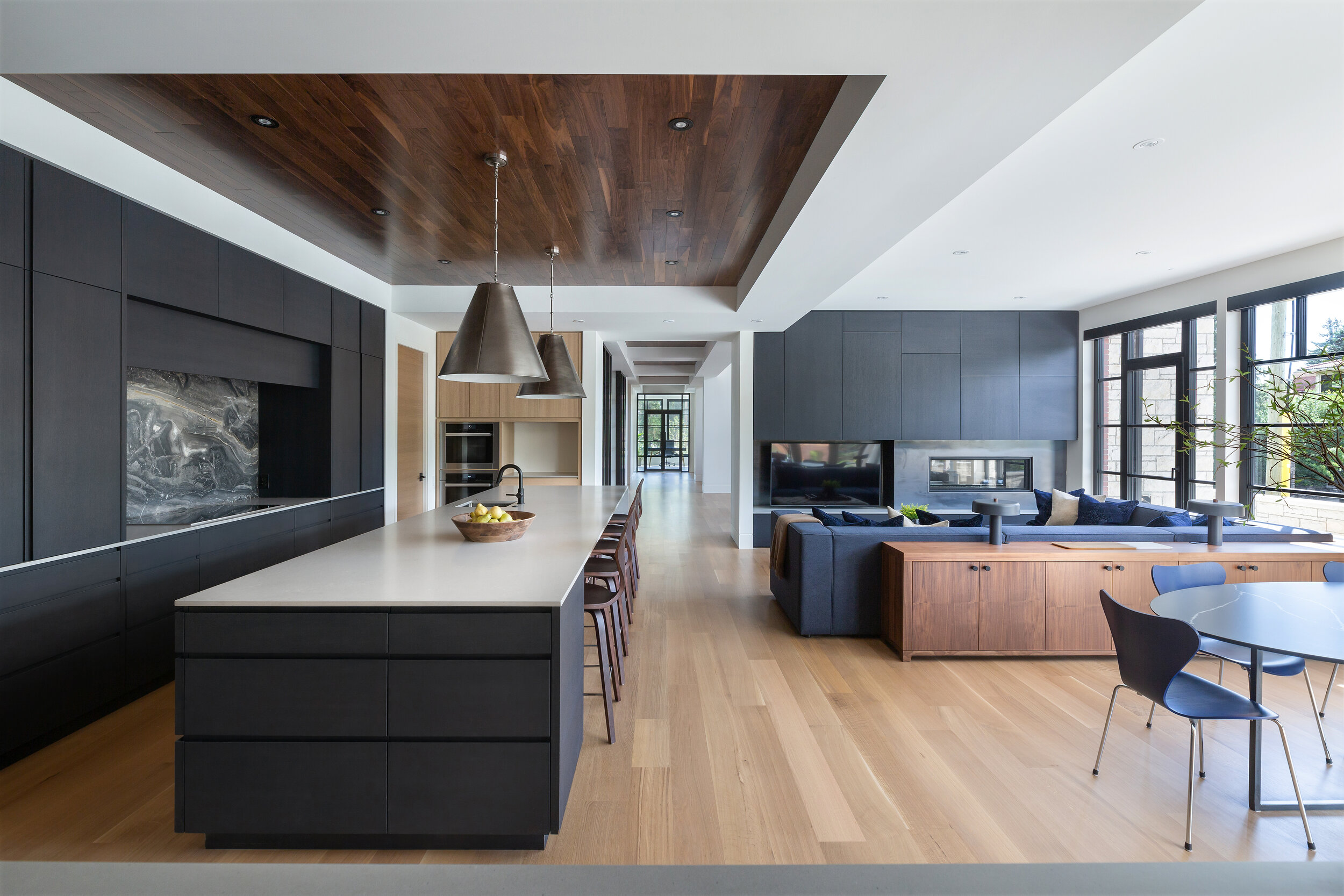 Modern Living Space, Mount Royal, Nyla Free Designs, Calgary Interior Designer, Davignon Martin Architecture, Stonewater Homes, Phil Crozier Photography