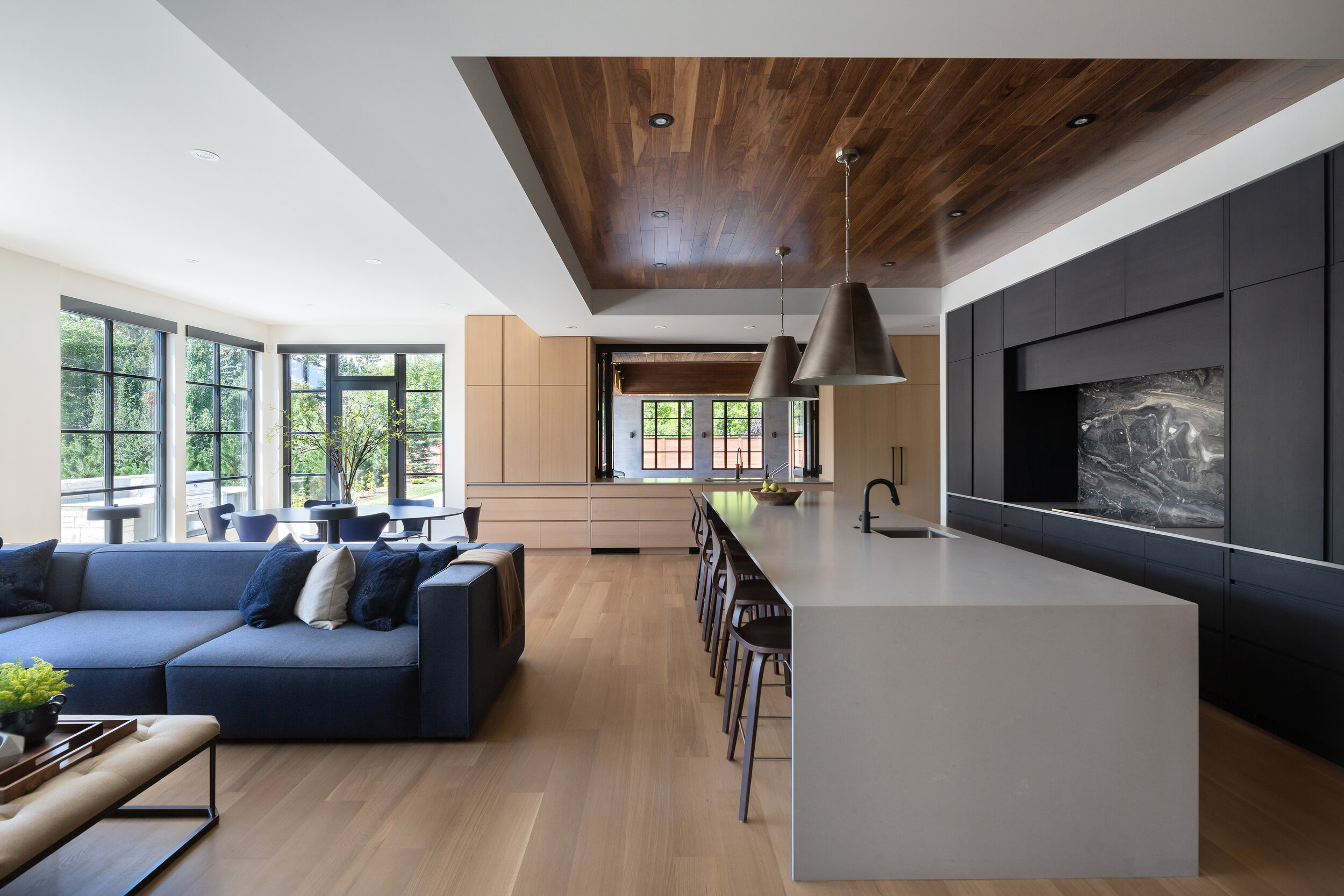 Modern Living Space, Mount Royal, Nyla Free Designs, Calgary Interior Designer, Davignon Martin Architecture, Stonewater Homes, Phil Crozier Photography