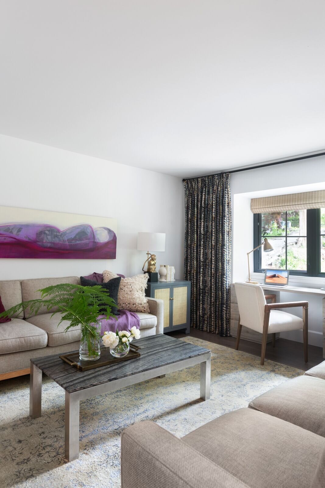 Transitional Modern Office Space, West Vancouver , Nyla Free Designs, Calgary Interior Designer, Phil Crozier Photography.