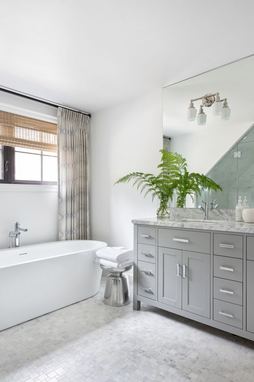 Modern Master Ensuite, West Vancouver , Nyla Free Designs, Calgary Interior Designer, Phil Crozier Photography.