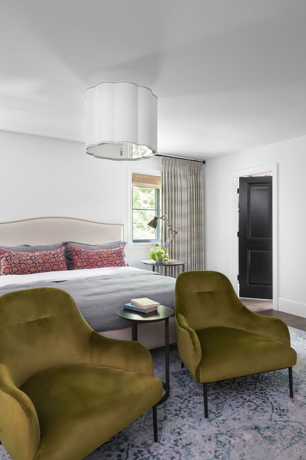 Transitional Modern Master Bedroom, West Vancouver , Nyla Free Designs, Calgary Interior Designer, Phil Crozier Photography.