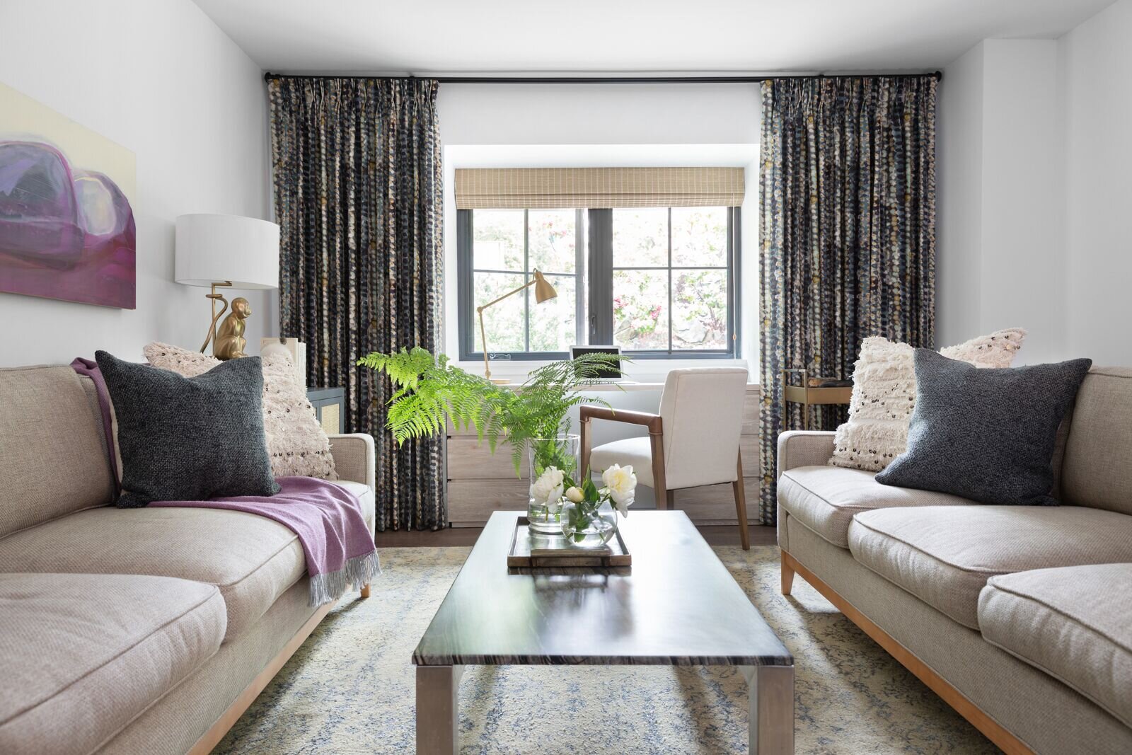 Transitional Modern Office Space, West Vancouver , Nyla Free Designs, Calgary Interior Designer, Phil Crozier Photography.