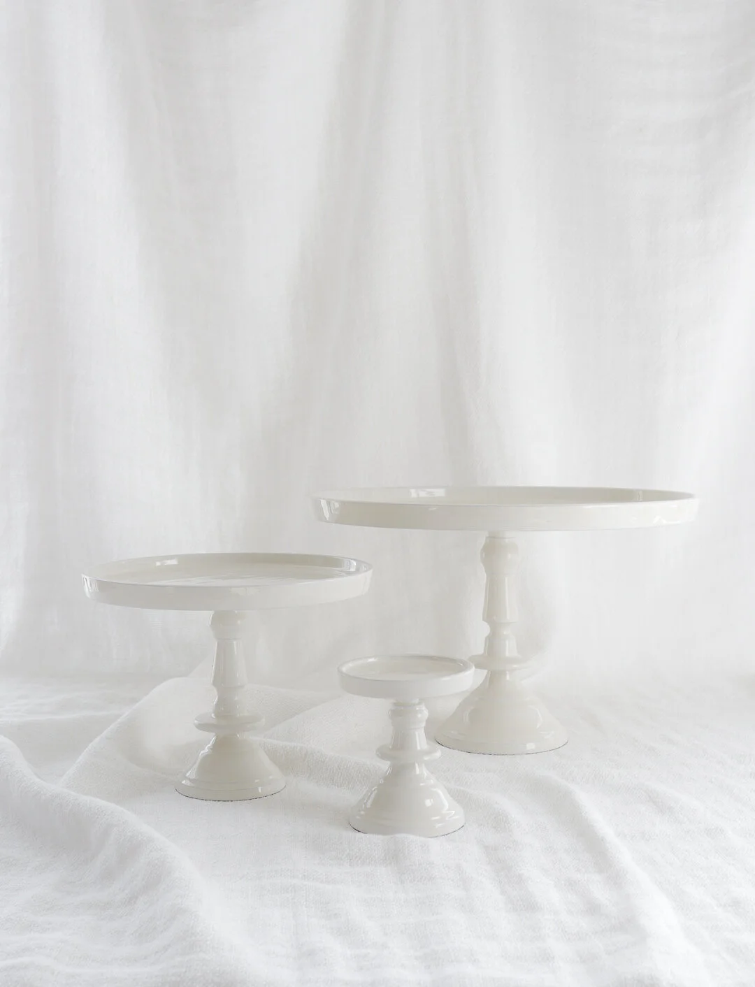 White Pedestal - Large, NFDI Shop, Accessories For Your Home From Calgary Interior Designer, Nyla Free Designs