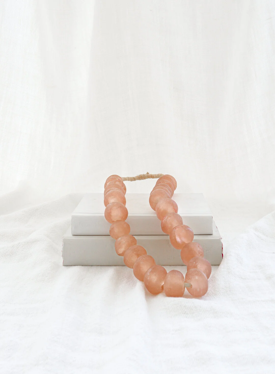 Jumbo Rose Recycled Glass Prayer Beads