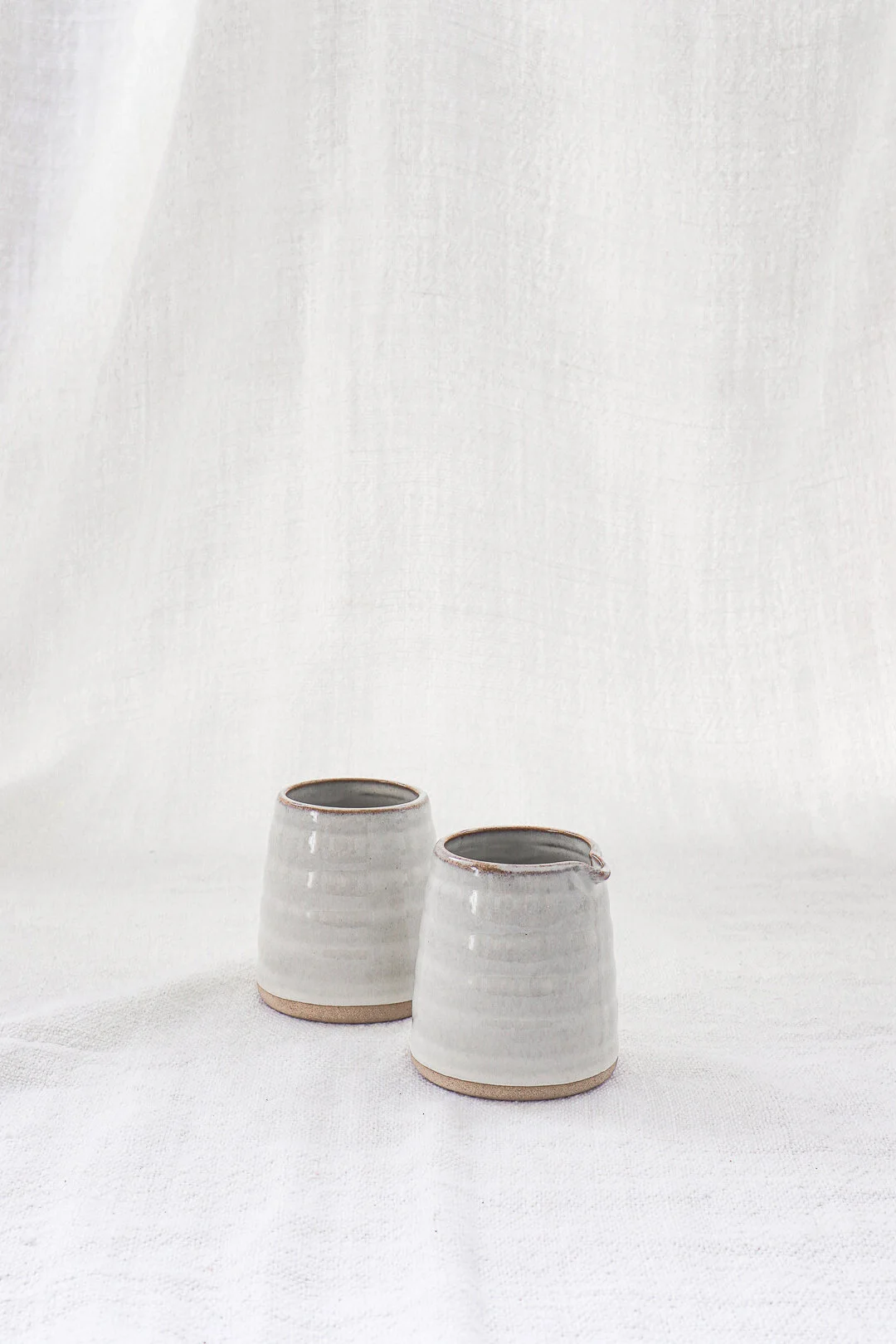 Ceramic Cream &amp; Sugar Set