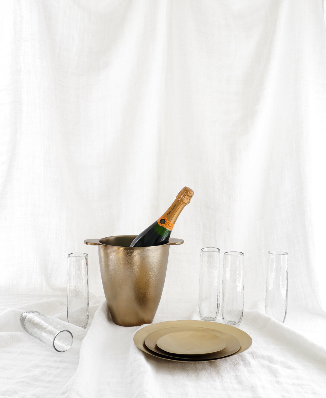 Hand Blown Glass Flutes, NFDI Shop, Accessories For Your Home From Calgary Interior Designer, Nyla Free Designs