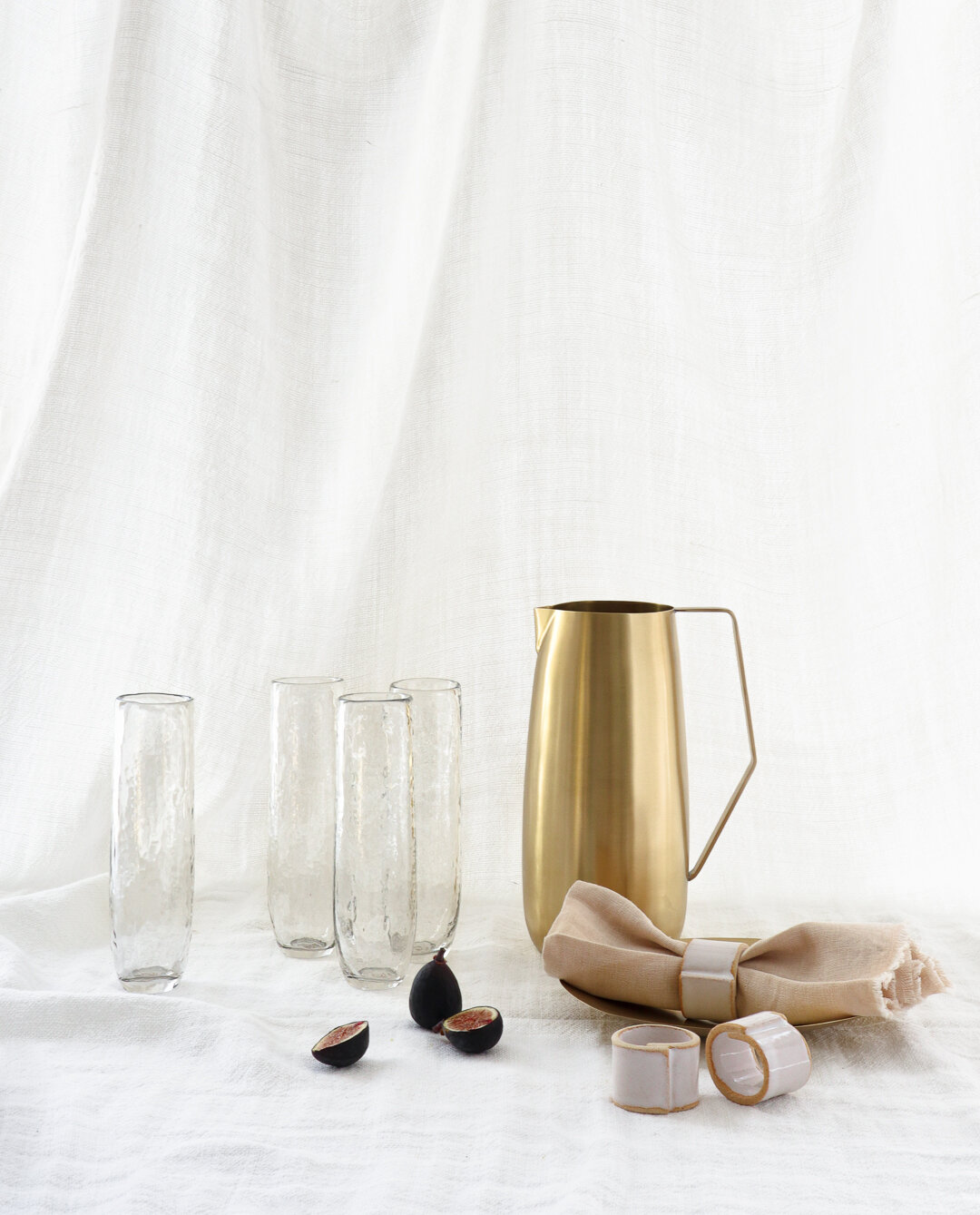 Hand Blown Glass Flutes, NFDI Shop, Accessories For Your Home From Calgary Interior Designer, Nyla Free Designs