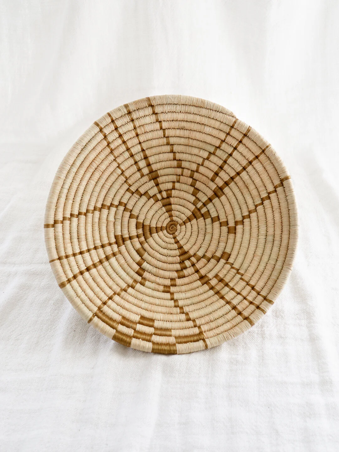 Tan Lines Raffia Plate