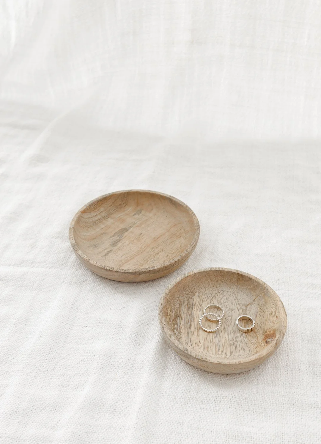 Natural Acacia Wood Bowl