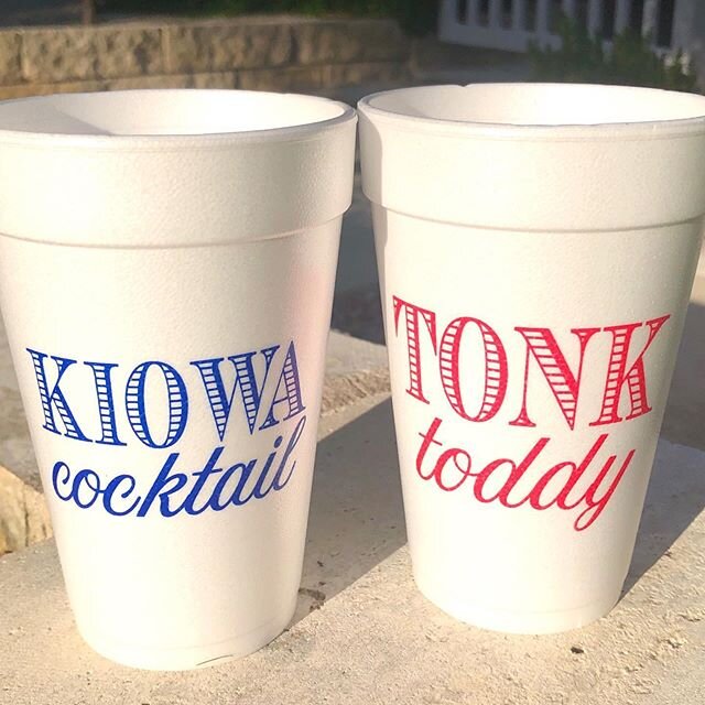 Mystic bound? Cheers to you and your tribe! Cups available for local pick up - 10 cups | 16 oz | double-sided | $12. Can also be purchased on Etsy and directly shipped! #huntadventure #happinessinthehills #truetonk #everloyalkiowa #tribespirit