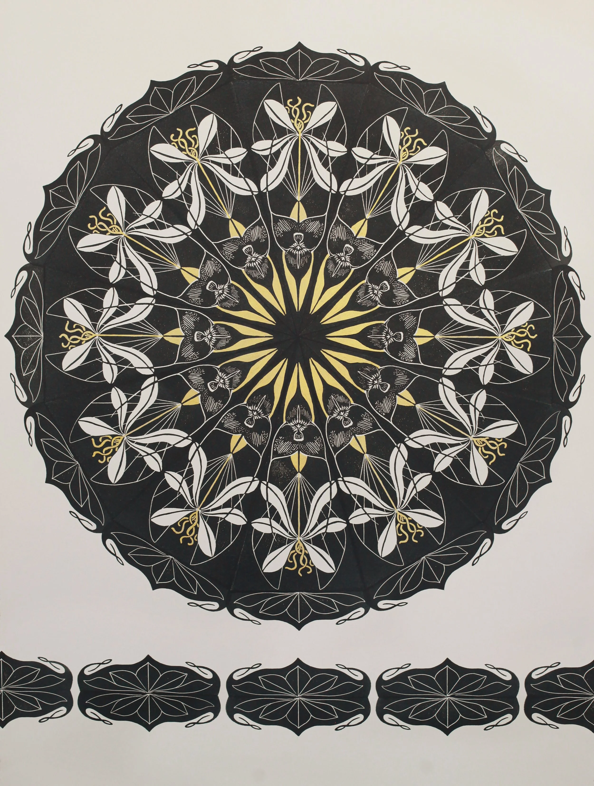 Dracula Orchid Mandala